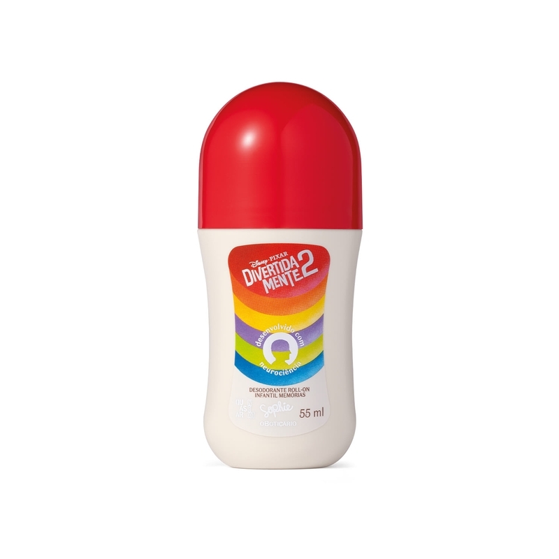 Desodorante Roll-On Infantil  Memórias Sophie Quasar Next Divertida Mente 2 55Ml