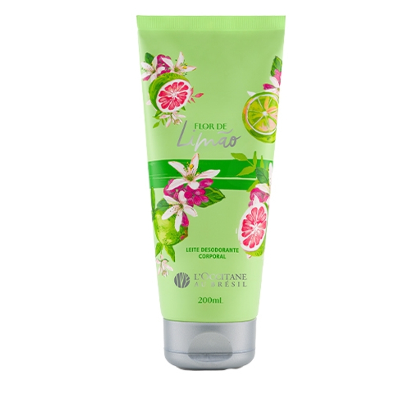 Leite Desodorante Corporal Flor de Limão 200ml