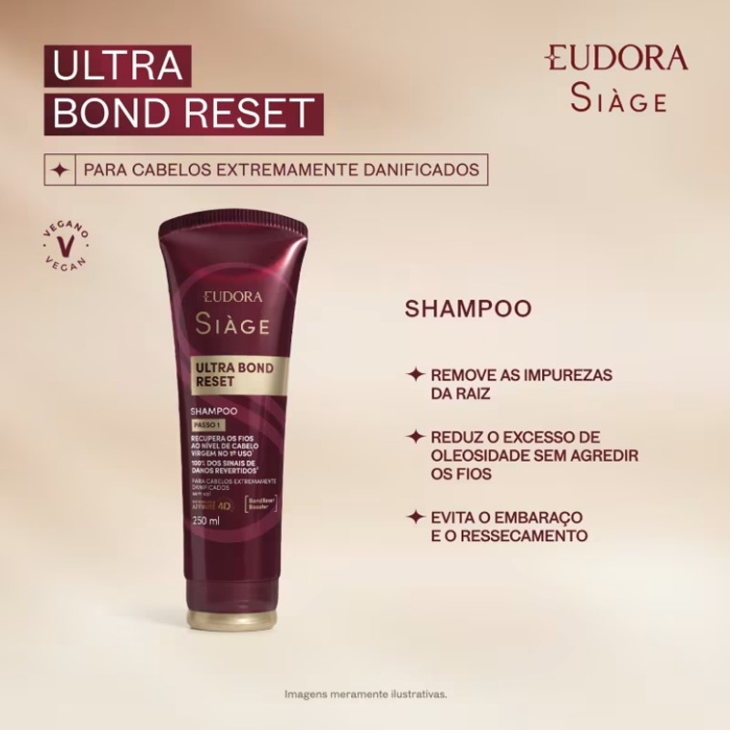 Shampoo Siage Ultra Bond Reset 250ml - foto 2