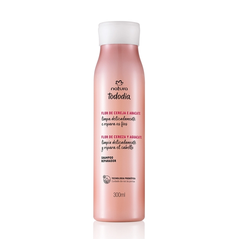 Shampoo reparador flor de cereja e abacate - 300 ml