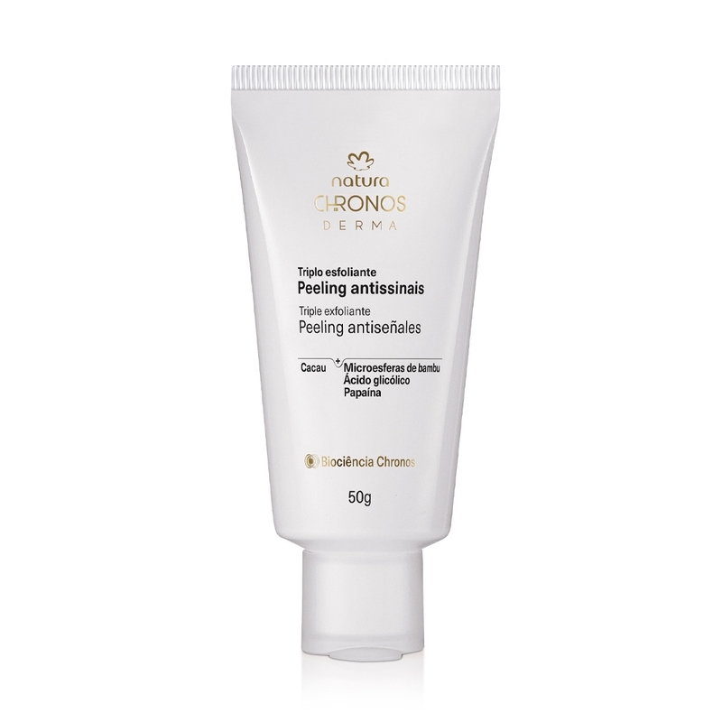 Triplo esfoliante peeling antissinais