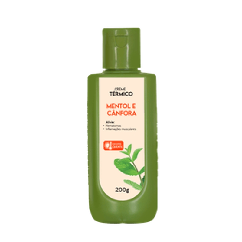Bom Medico Creme Termico Mentol e Canfora 180 G