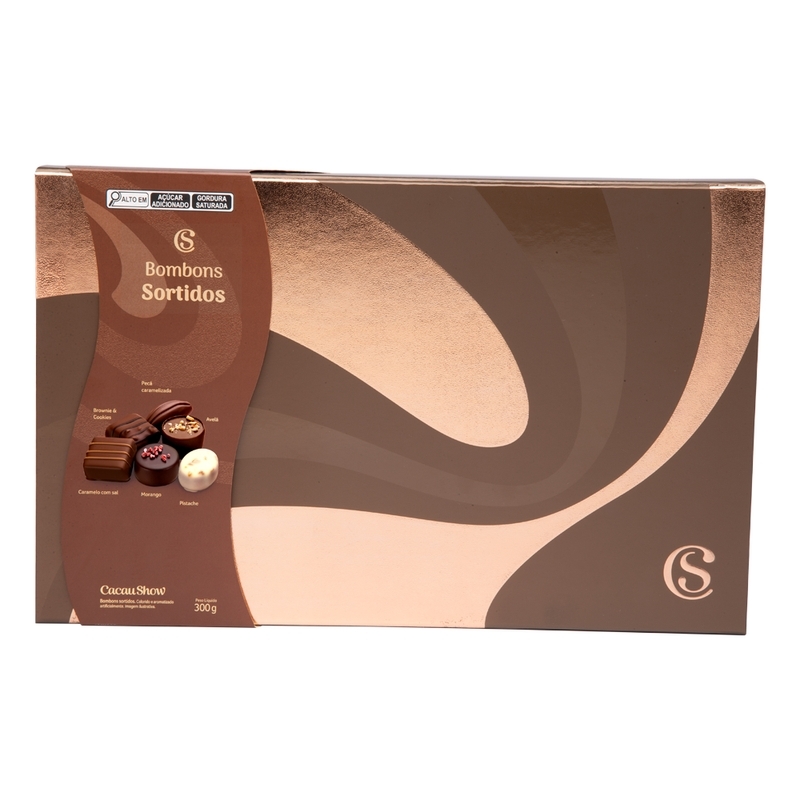 Caixa de Bombons Sortidos Cacau Show G 300g
