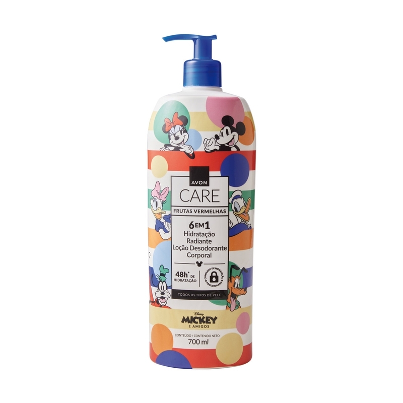 Avon Care Mickey e Amigos Frutas Vermelhas Loção Corporal