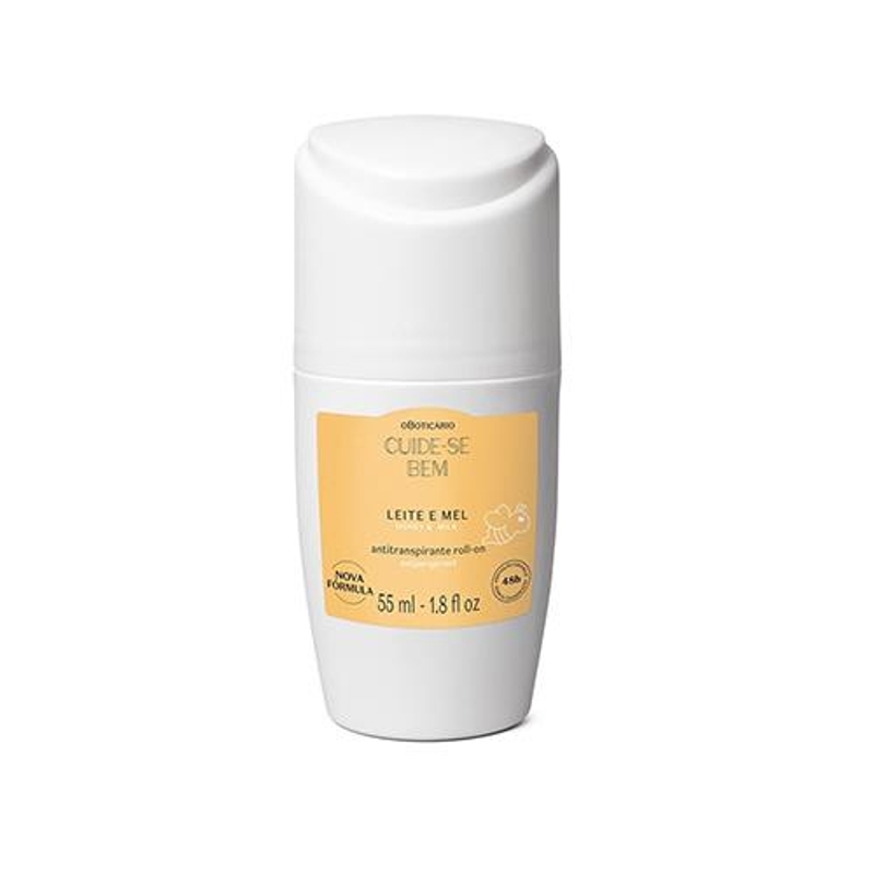 Antitranspirante Roll-on Cuide-se Bem Leite e Mel 55ml