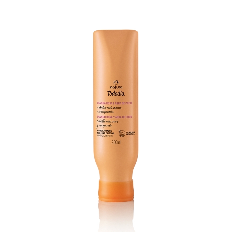 Condicionador Sol, Mar e Piscina Tododia Manga Rosa e Água Coco 280ml - 280 ml