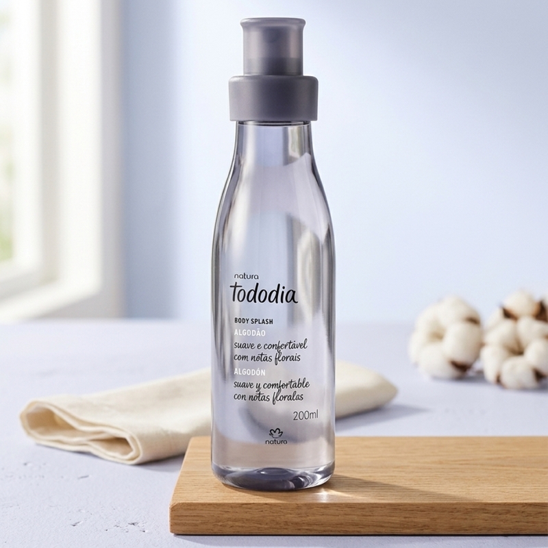 BODY SPLASH NATURA TODODIA ALGODAO 200ML - foto 4