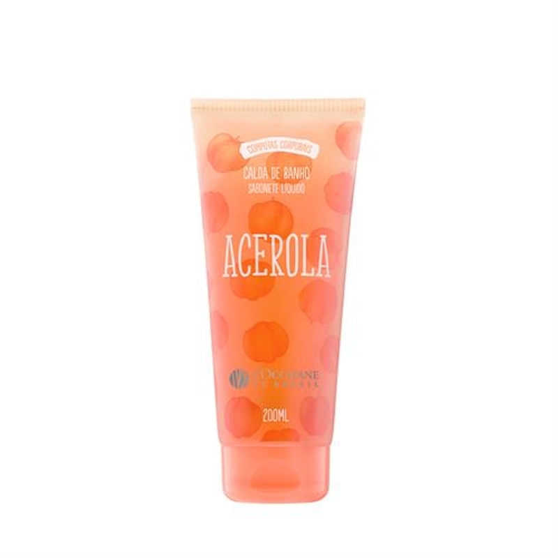 Calda de Banho Sabonete Líquido Acerola 200ml