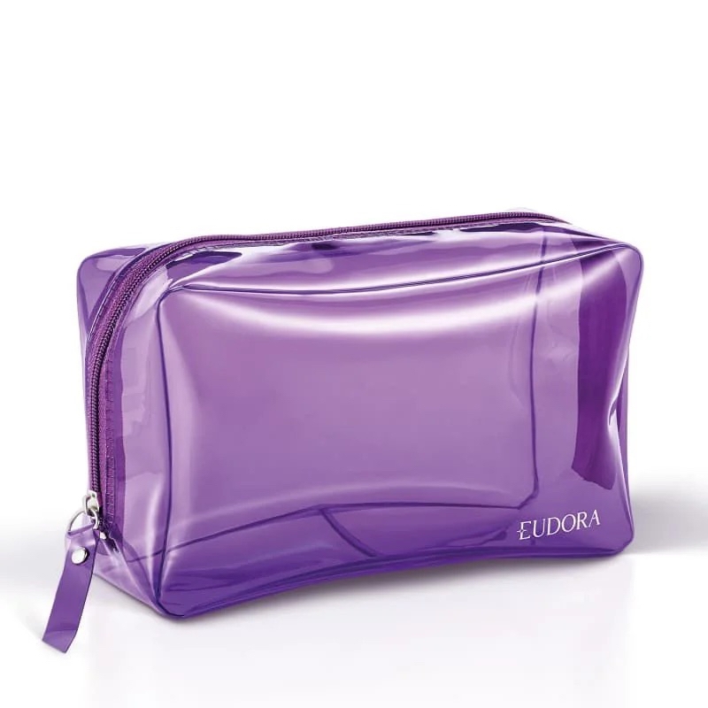 Necessarie Transparente Roxa