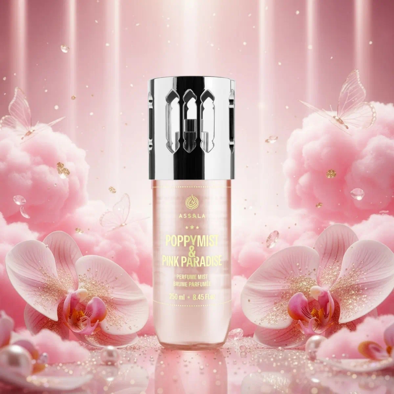 Bruma Corporal Assala Poppymist Pink Paradise - Body Mist Feminino