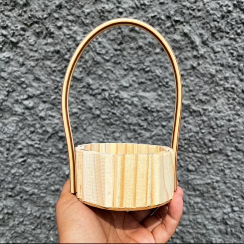 Cesta 11cm + Fita e Laço
