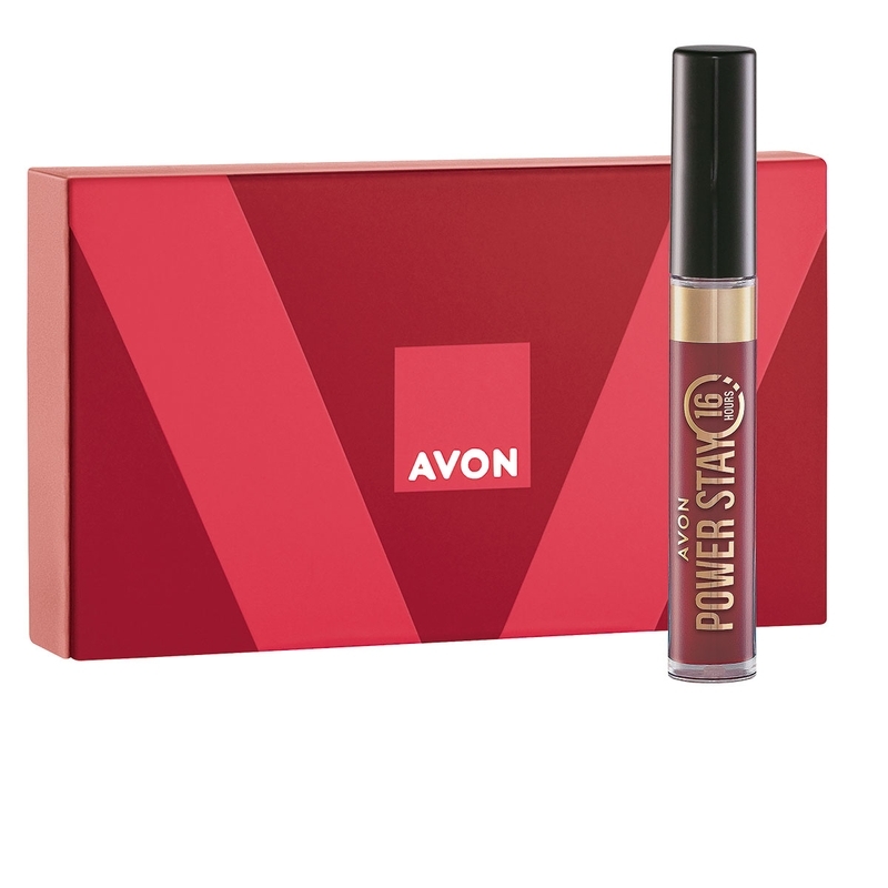 PRESENTE AVON BATOM POWER STAY Nude Malva