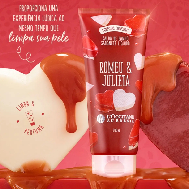 CALDA DE BANHO SABONETE LÍQUIDO ROMEU E JULIETA 200ml - foto 2