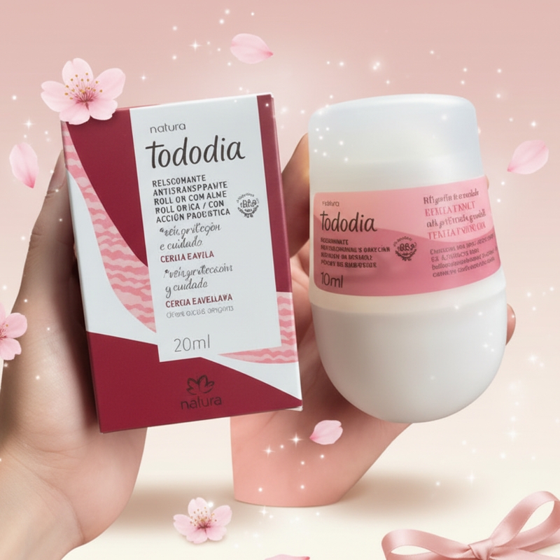 DESODORANTE ROLLON NATURA TODODIA CEREJA E AVELA 70ML - foto 2