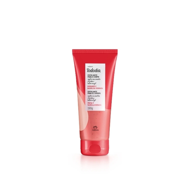Tododia Creme Para O Corpo Morango E Baunilha Dourada 80ml