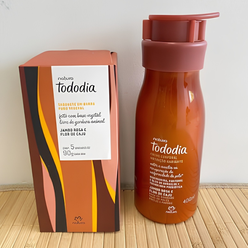 COMBO NATURA TODODIA JAMBO ROSA (HIDRATANTE 400ML + CAIXA COM 05 SABONETES EM BARRA) - foto 2
