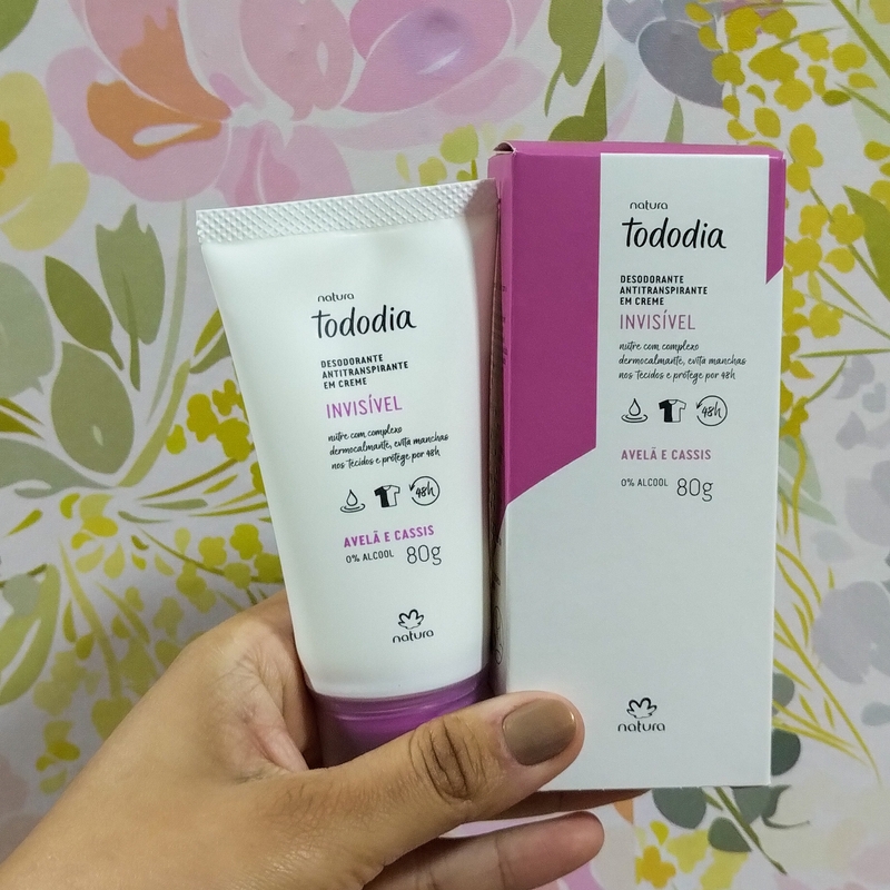 Antitranspirante Desodorante Em Creme Todo Dia Avelã E Cassia