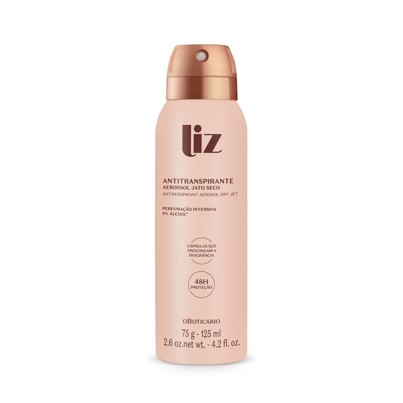 Desodorante Antitranspirante Aerossol Liz 75G/125Ml