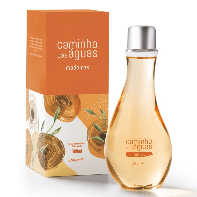 Desodorante Colônia Refrescante Caminho das Águas Madeiras Jequiti 300 ml
