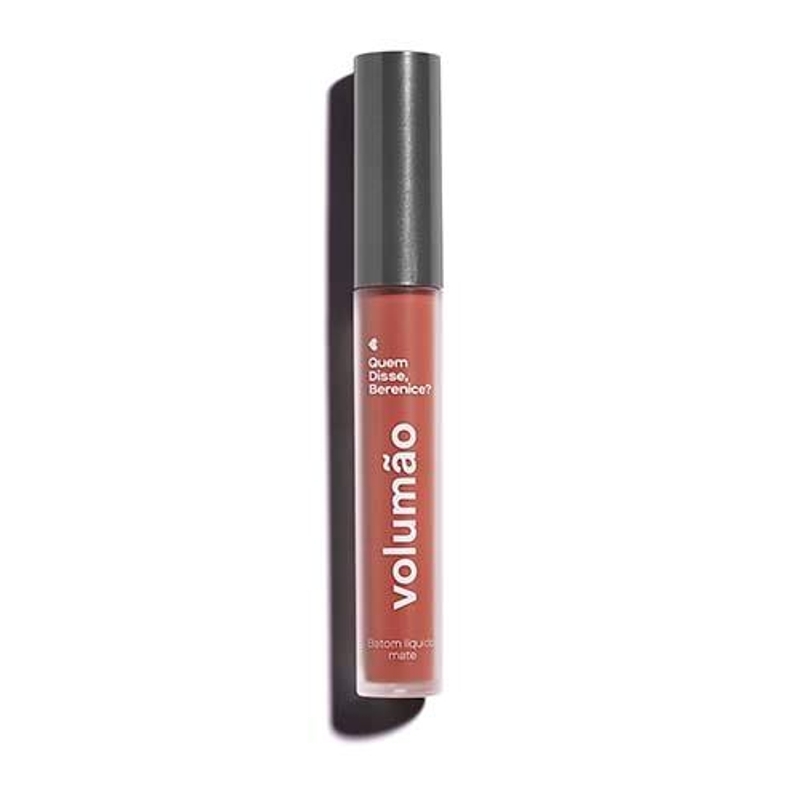 Batom Líquido Marrom Damascoli Mate Volumão  4ml