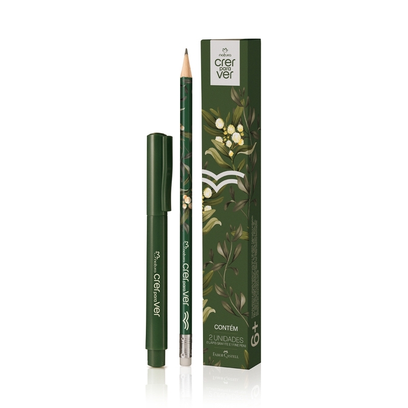 Kit Lápis e Caneta Crer Para Ver - 1 unidade