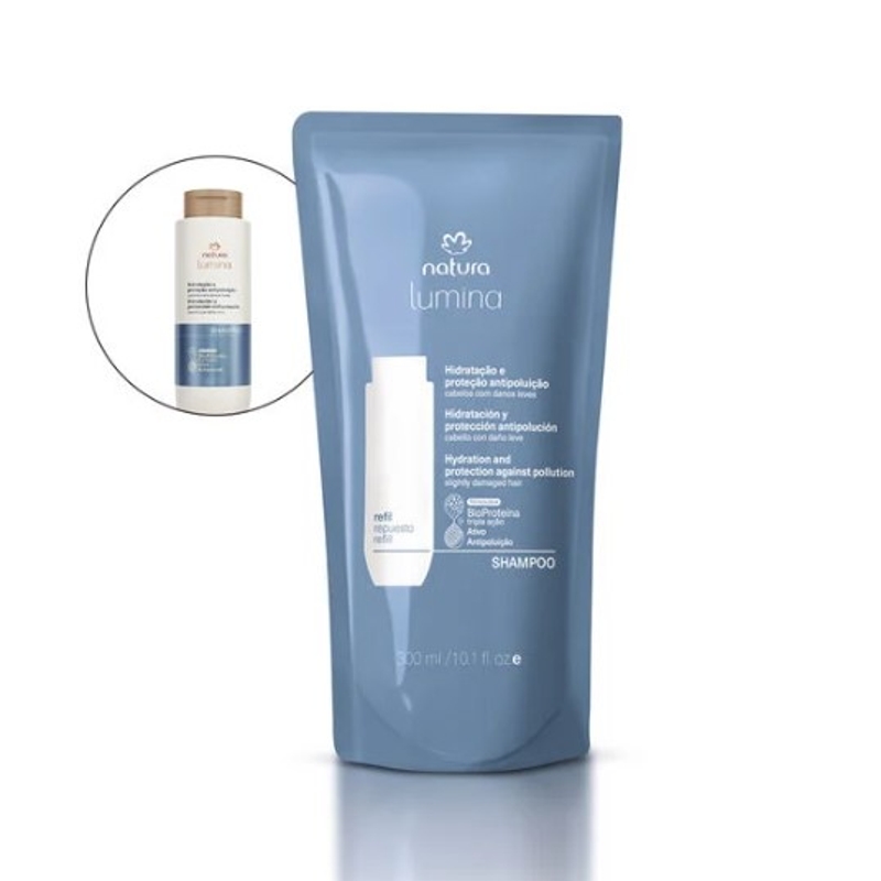 Refil Shampoo Purificante Hidratação e Proteção Antipoluição 300ml