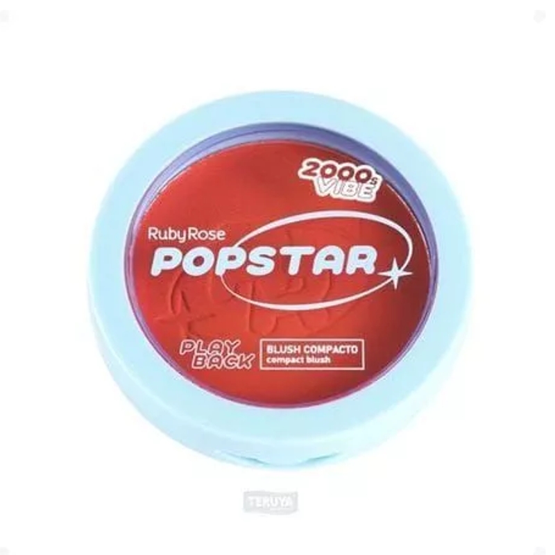 POPSTAR PLAYBACK BLUSH COMPACTO EM PÓ SMASH 5,8G