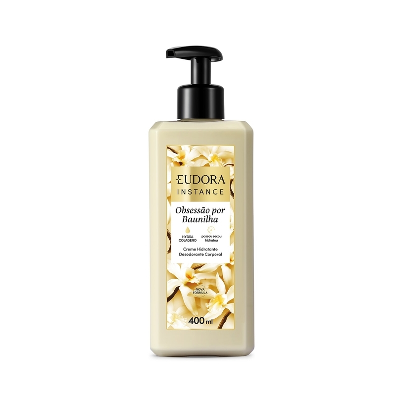 Creme Hidratante Desodorante Corporal Instance Obsessão Por Baunilha 400ml