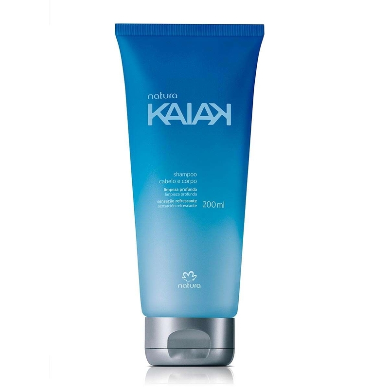 Shampoo cabelo e corpo kaiak masculino - 200 ml