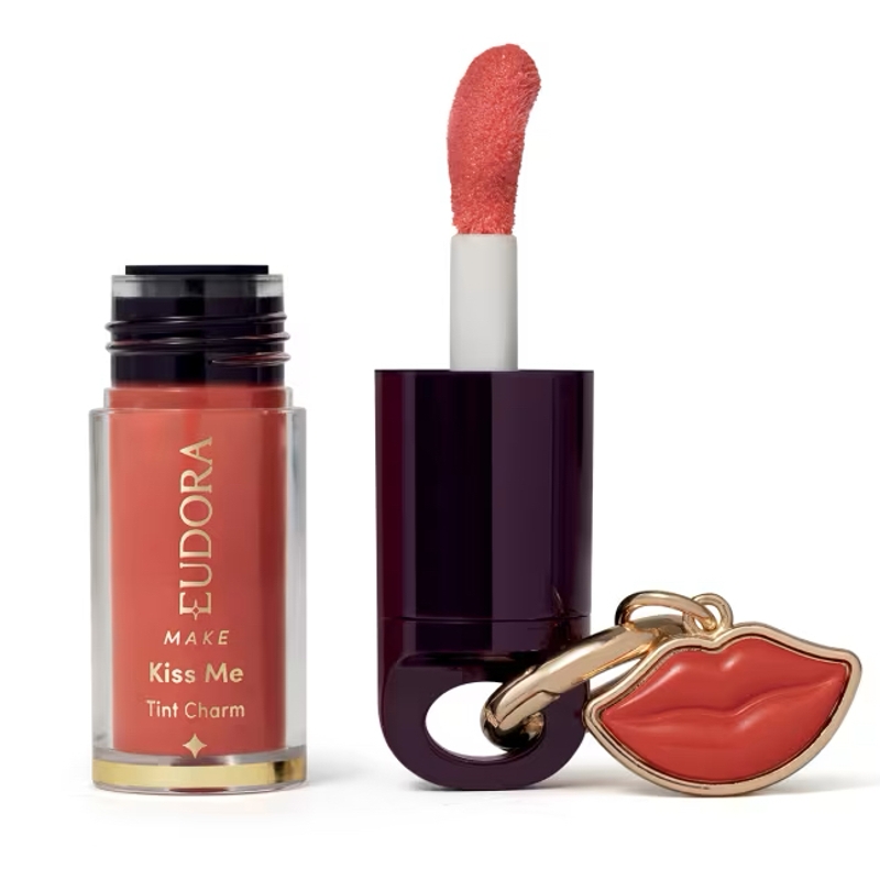 Lip Oil Tint Charm Peach Eudora Make Kiss Me 2ml