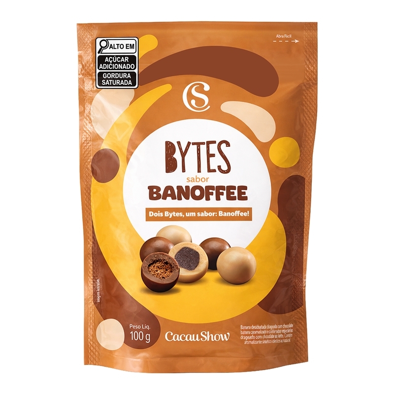 Drageado Bytes de Banoffee 100g