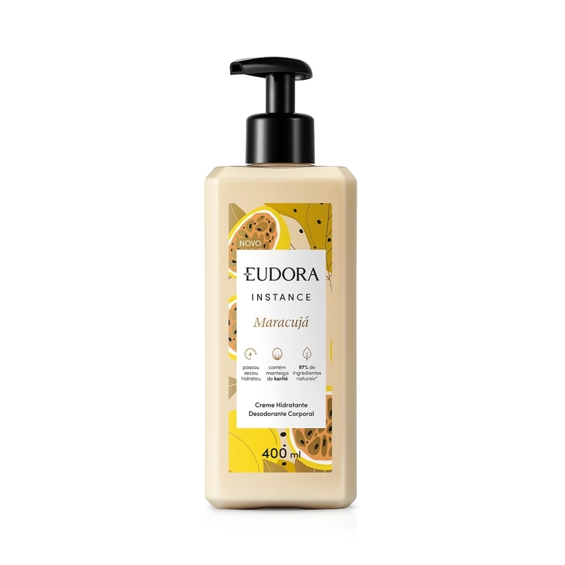 Creme Hidratante Desodorante Corporal Instance Maracujá 400Ml
