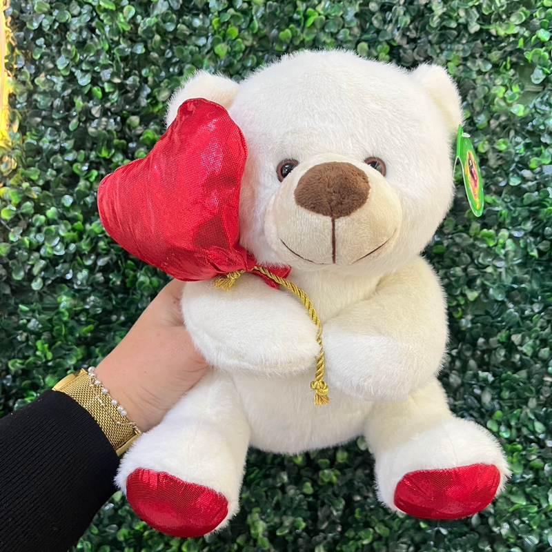 Urso Balão Branco