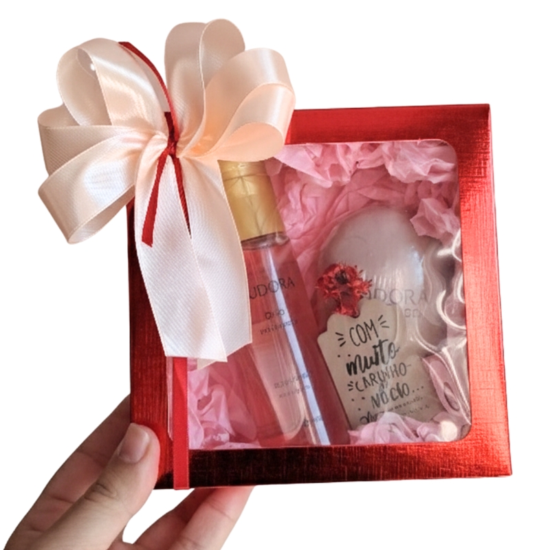 Presente Feminino Body Spray Eudora Diva Esplêndida 100ml + Sabonete em Barra Eudora