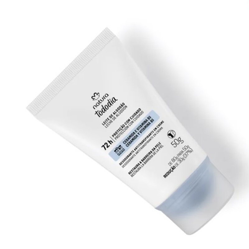 Desodorante em Creme Tododia Leite de Algodão 50g - foto 2