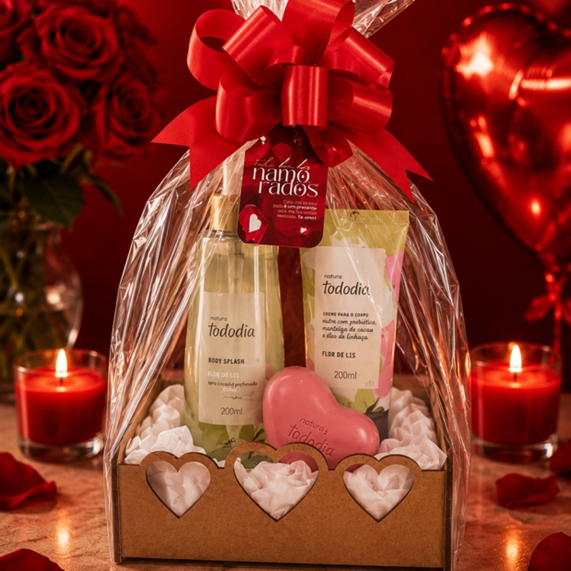 Kit Flor De Pera e Melissa (Body Splash, Hidratante e Sabonete)