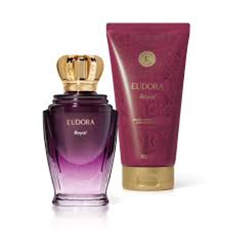 Kit Eudora Royal - 1 Deo Colônia 100ml e 1 Loção Hidratante Desodorante 150ml