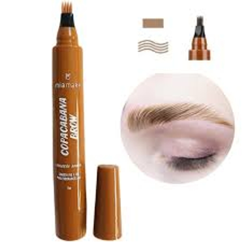 Caneta Fio a Fio para Sobrancelhas Mia Make - Marrom Claro