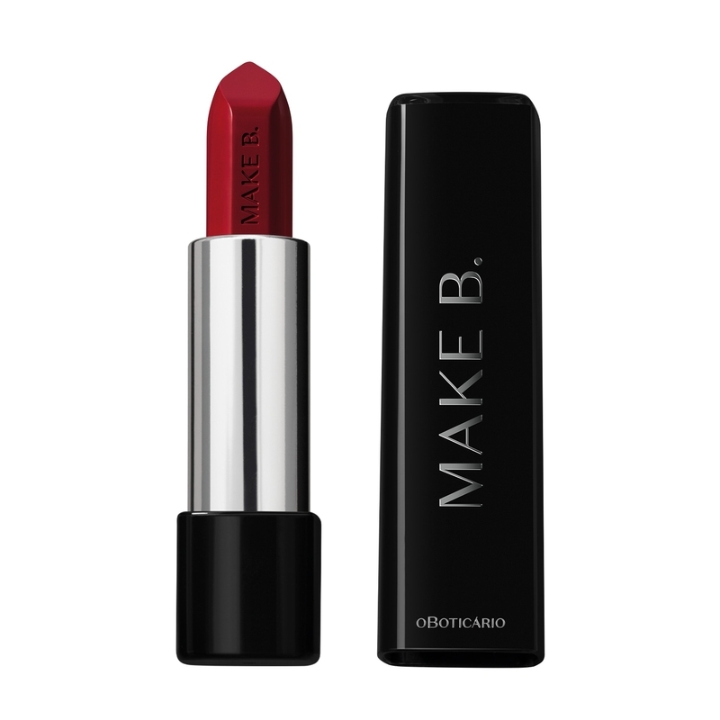 Batom Cremoso Vermelho Revolution Red Make B. 3,6G