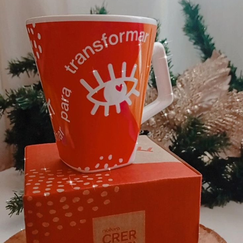 Caneca sonhar para transformar, crer para ver natura