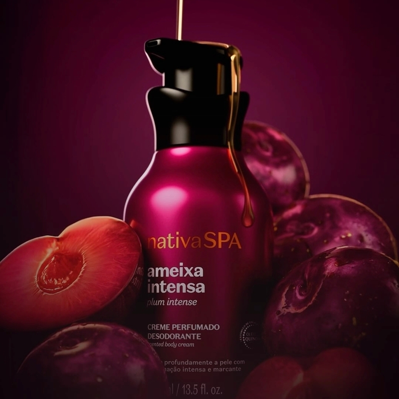 Creme Perfumado Hidratante Corporal Nativa Spa Ameixa Intensa 400ml