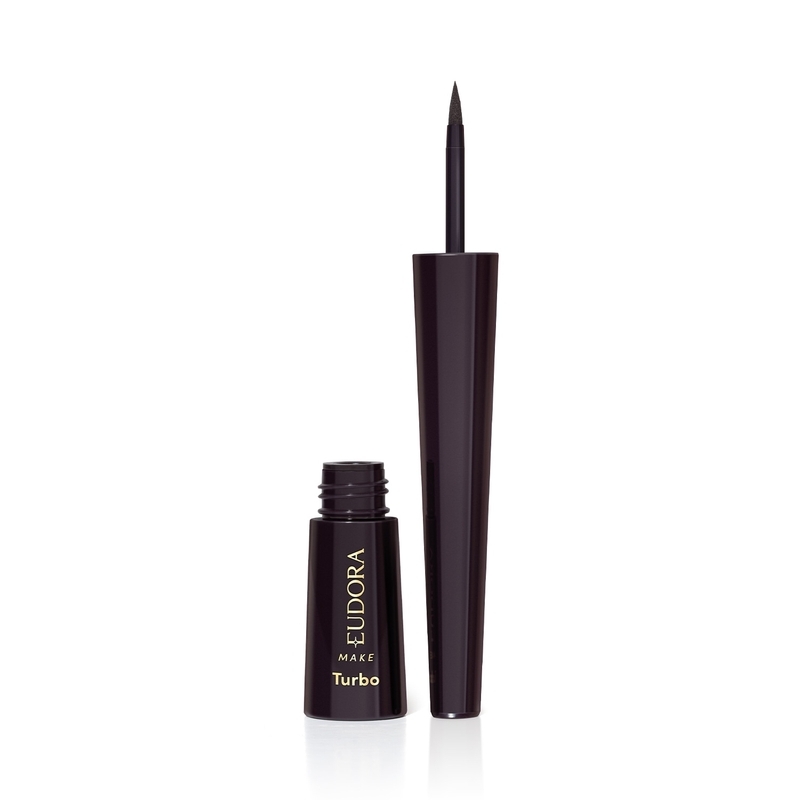 Delineador Líquido Para Olhos Preto Essencial Eudora Make 2,5ml