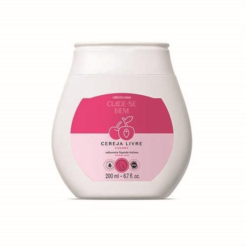 Sabonete Líquido Íntimo Cuide-Se Bem Cereja Livre 200Ml