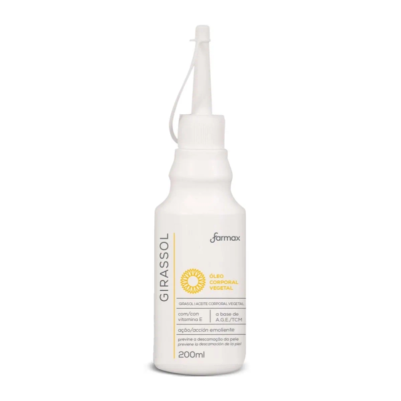 Óleo Corporal De Girassol Farmax 200ml