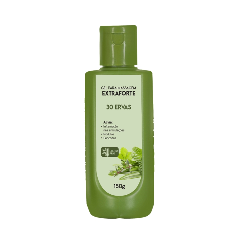Bom Medico Gel Para Massagem 30 Ervas Extra Forte 150 G