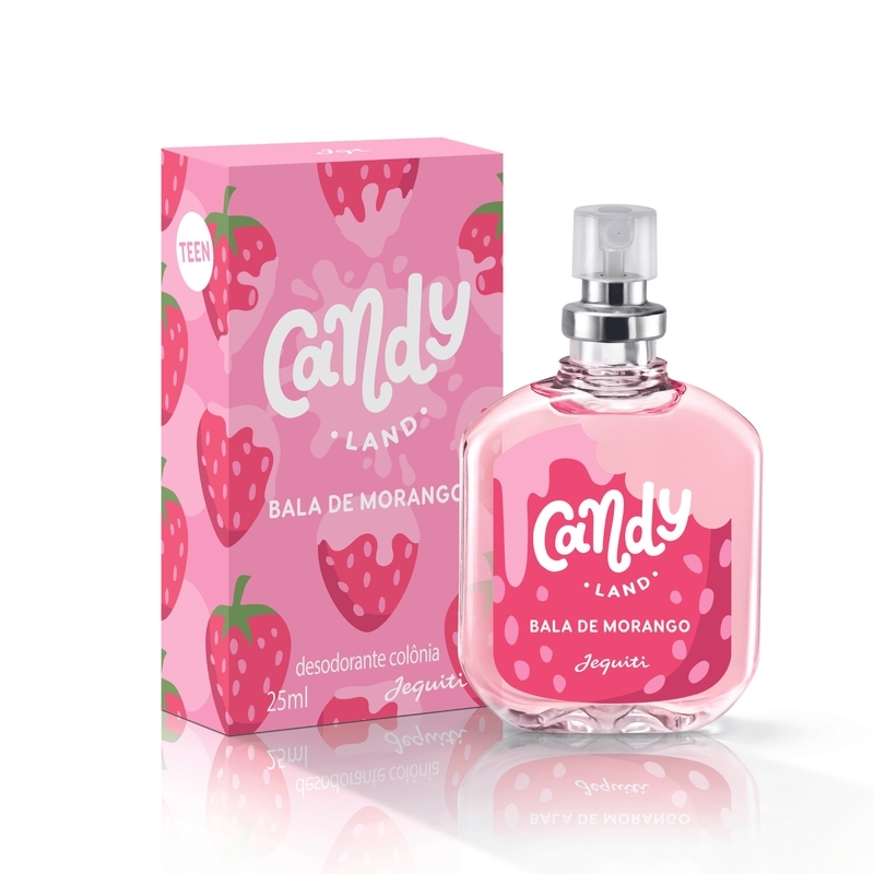 Desodorante Colônia Candy Land Bala De Morango, 25ml