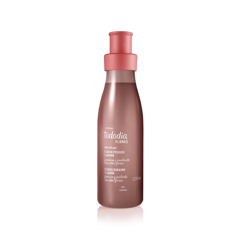 Body Splash Flor de Pêssego e Jasmim Tododia Flores 200 ml