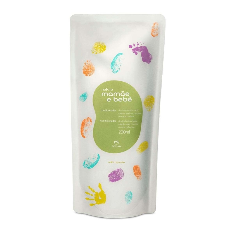 Refil Condicionador para Bebê 0 a 3 anos Mamãe e Bebê 200ml - 200 ml
