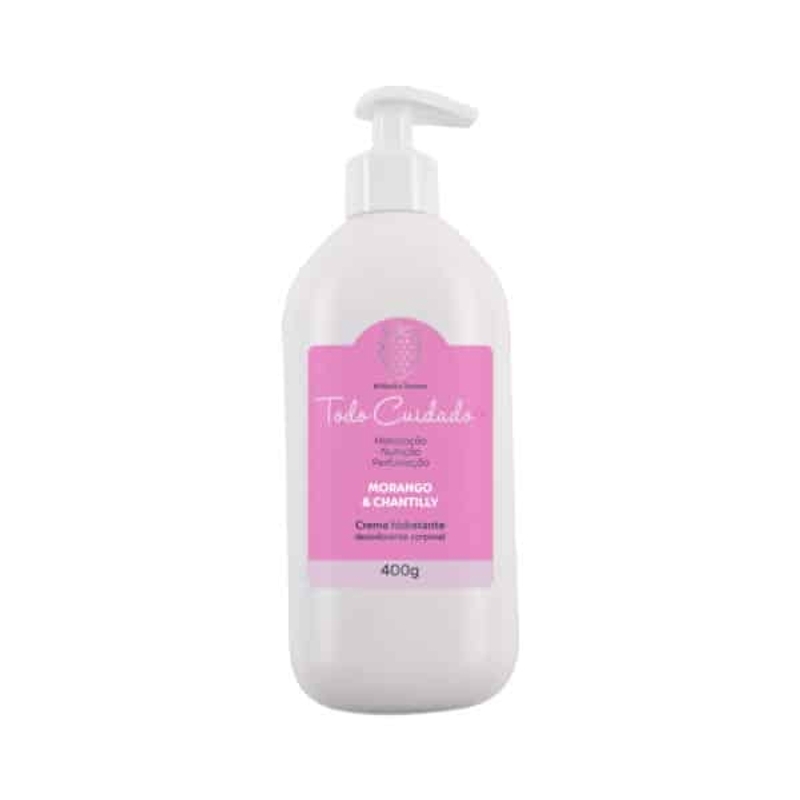 Todo Cuidado Mais Hidratante Desodorante Corporal Morango e Chantilly 400g