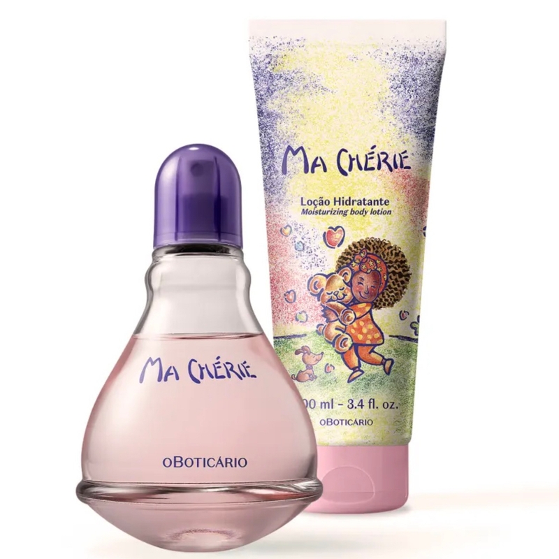 Combo Ma Cherie: Colônia 100ml+ Hidratante 200ml